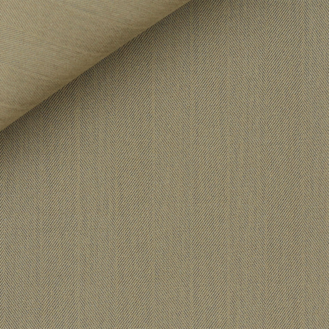 Herringbone Plain Green