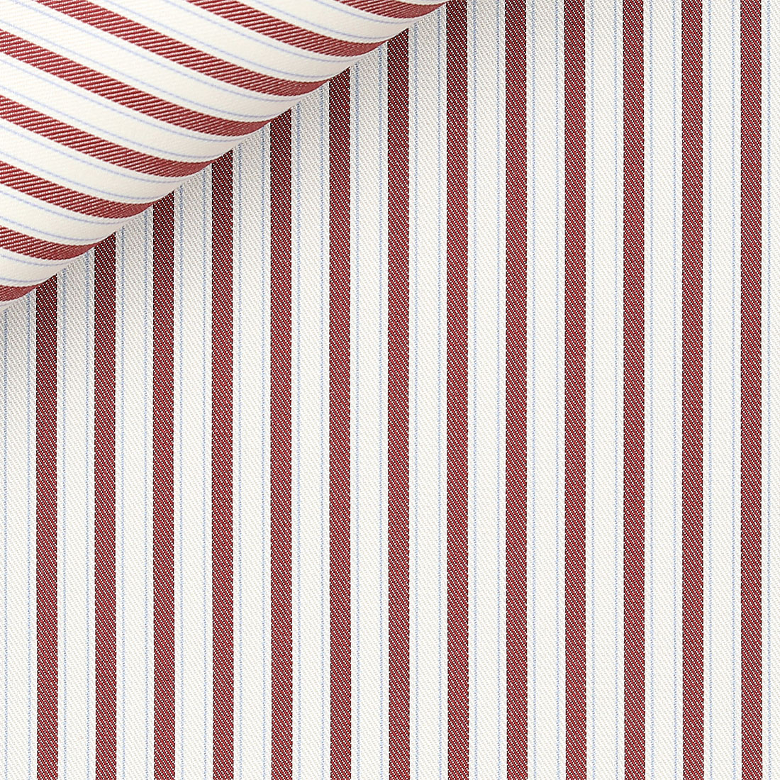 Twill Stripes Red