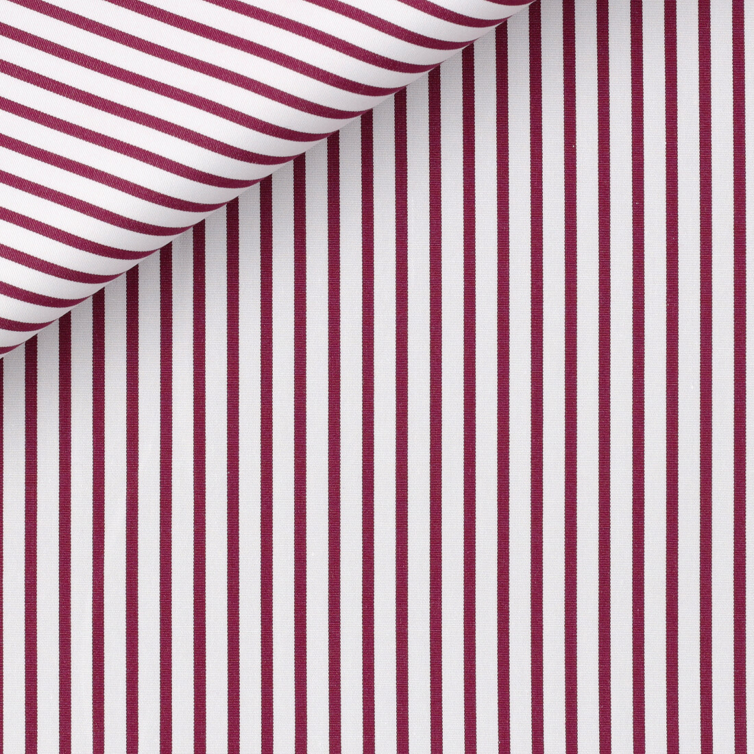 Poplin Stripes Burgundy