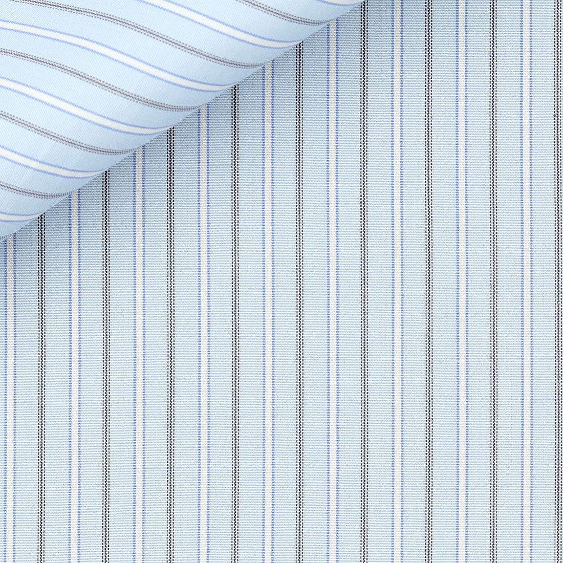 Poplin Stripes Blue