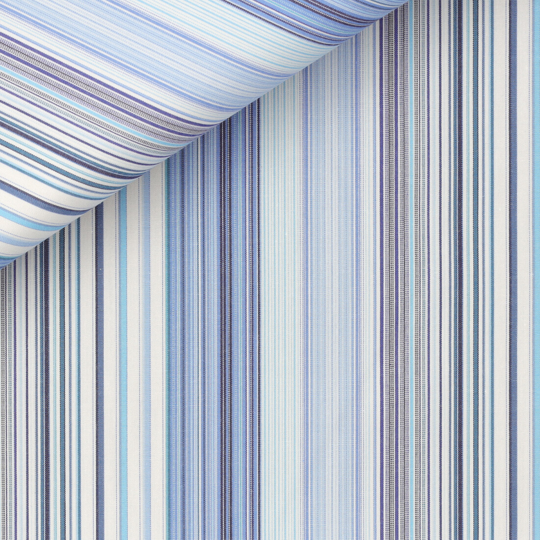 Poplin Stripes Blue