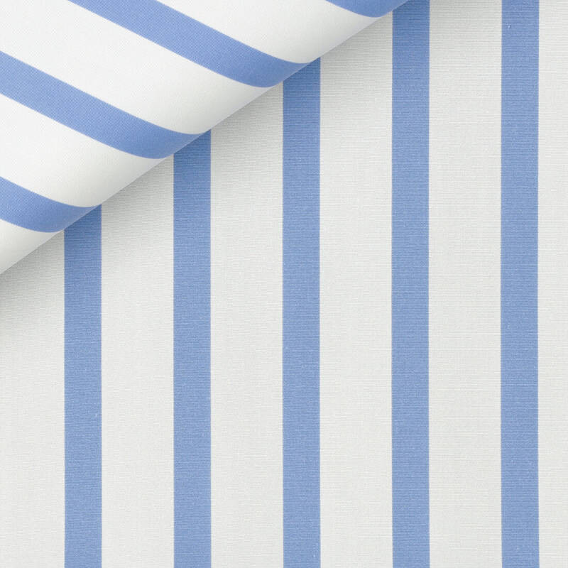 Poplin Stripes Blue