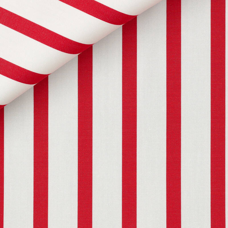Poplin Stripes Red