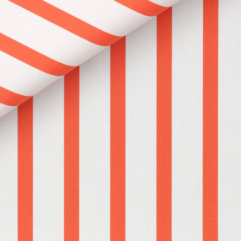 Poplin Stripes Orange