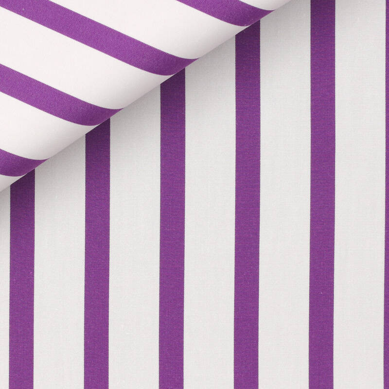 Poplin Stripes Purple