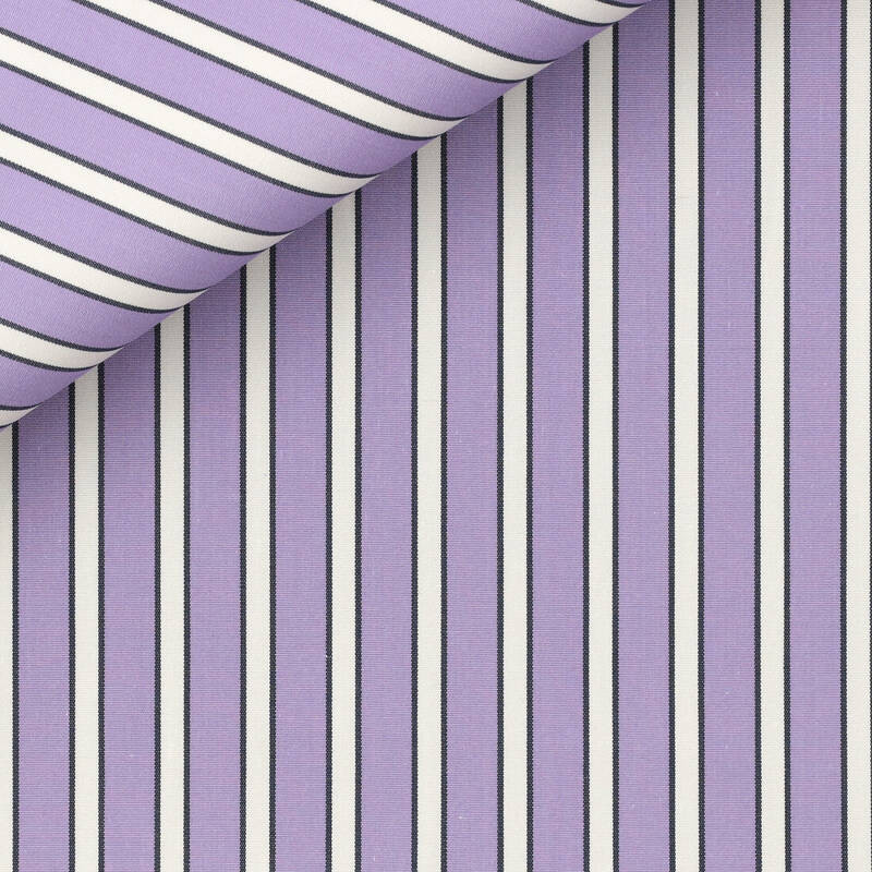 Poplin Stripes Purple