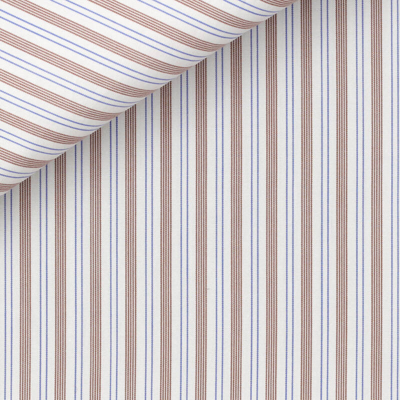 Poplin Stripes Brown