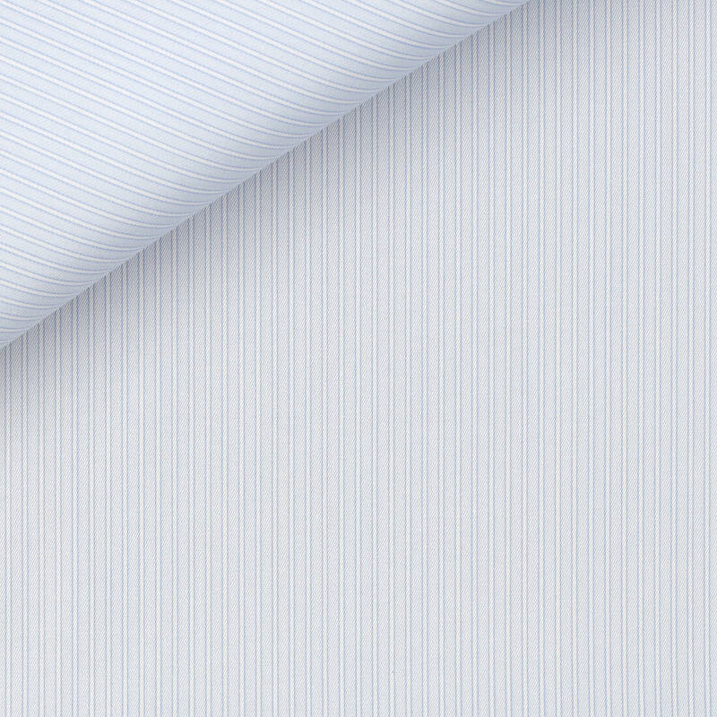 Twill Stripes Blue (easy care)