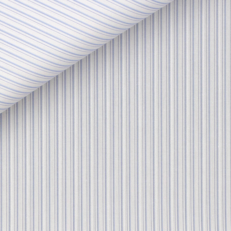 Poplin Stripes Blue