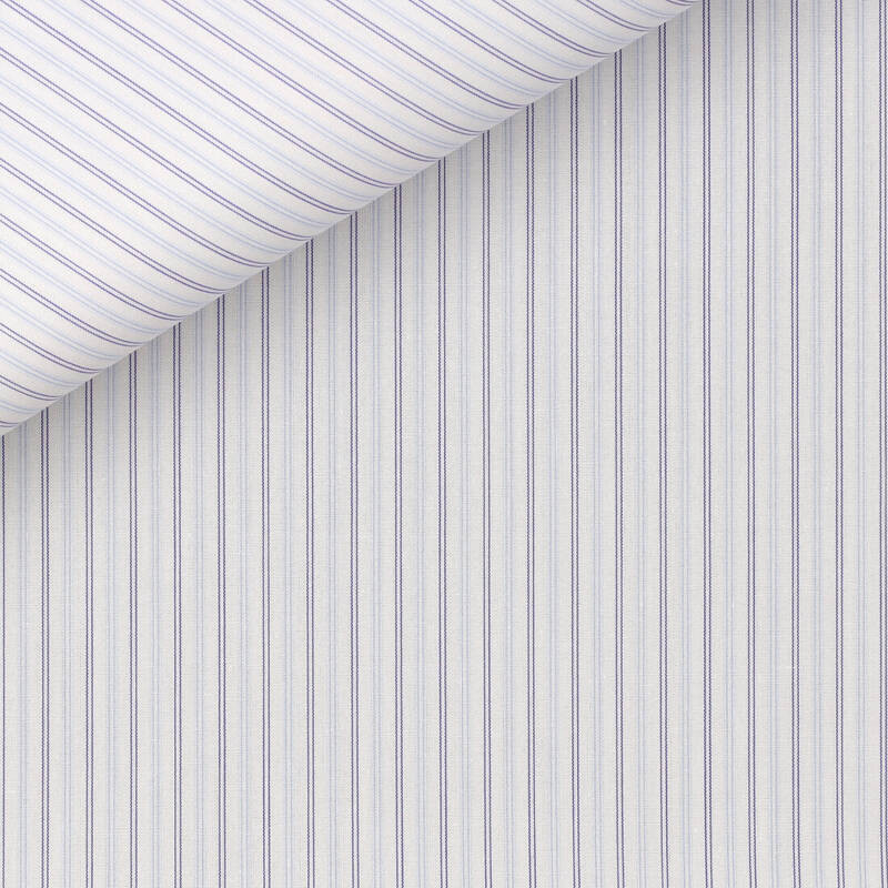 Poplin Stripes Blue