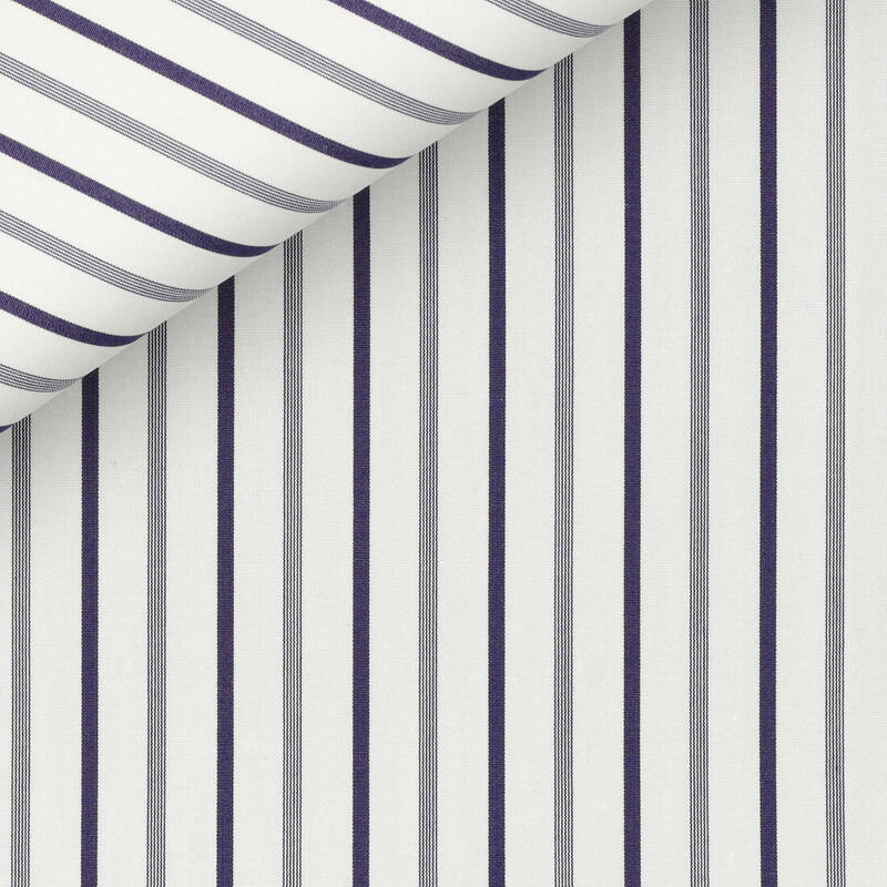 Poplin Stripes Blue