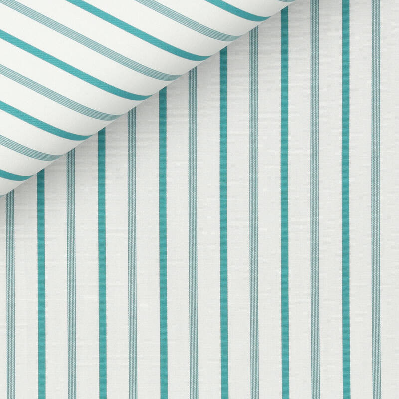 Poplin Stripes Green