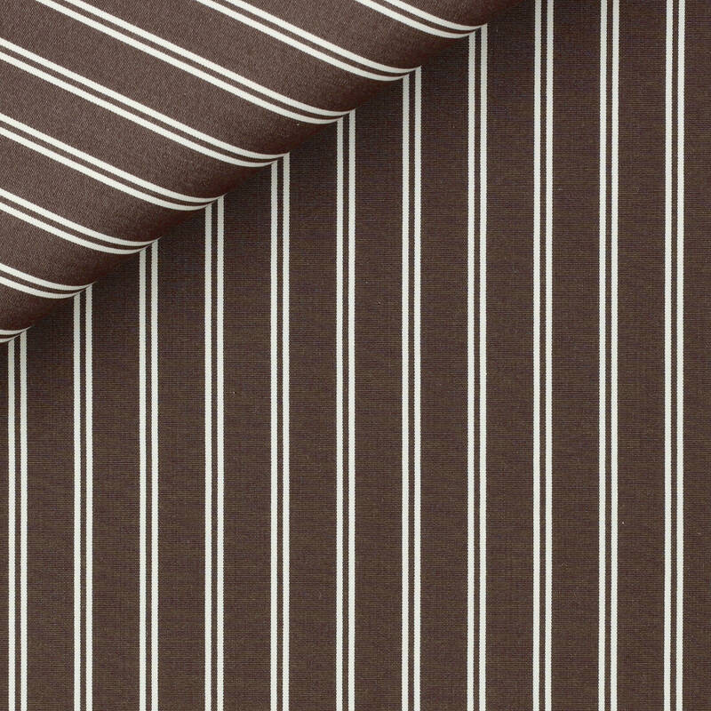 Poplin Stripes Brown