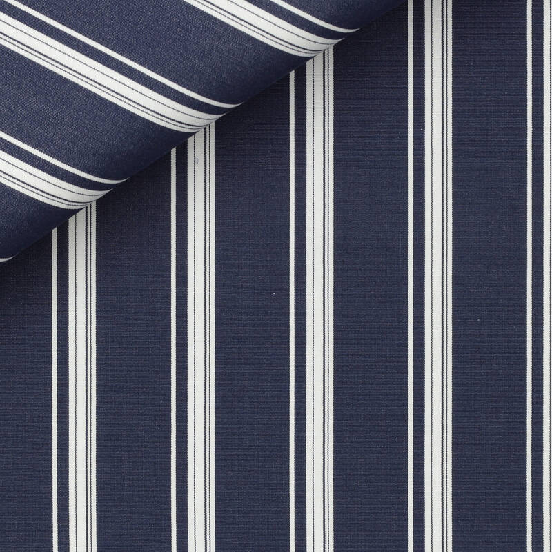 Poplin Stripes Blue