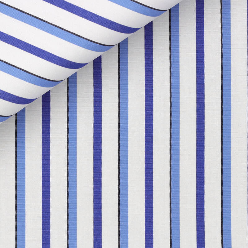 Poplin Check Pattern Blue