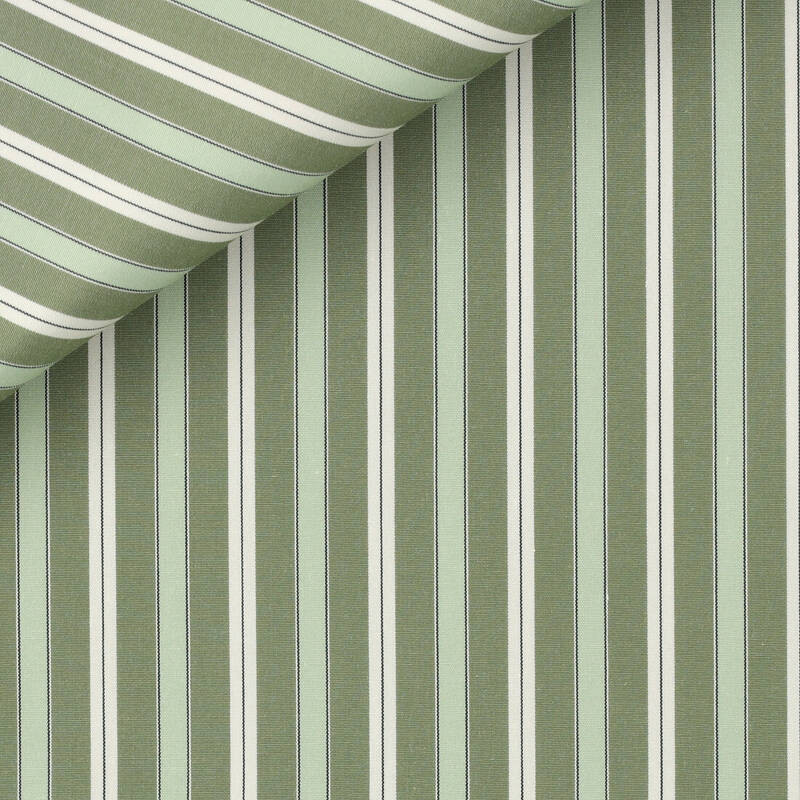 Poplin Stripes Green