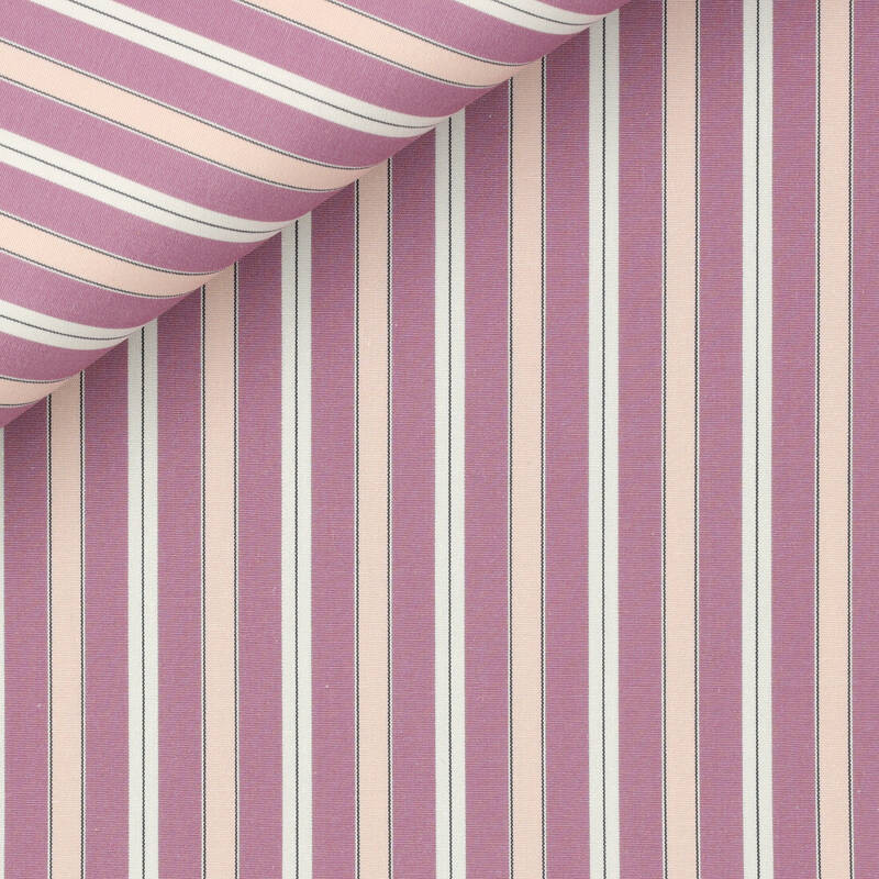 Poplin Stripes Mauve