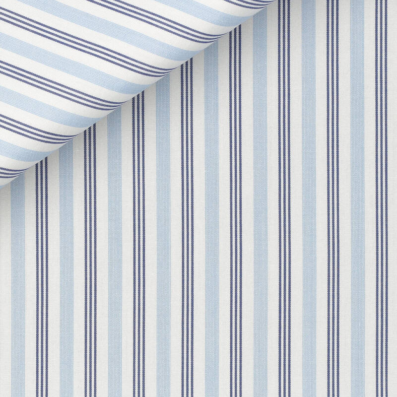 Poplin Stripes Blue