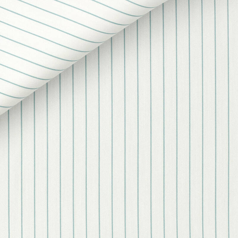 Twill Stripes Turquoise