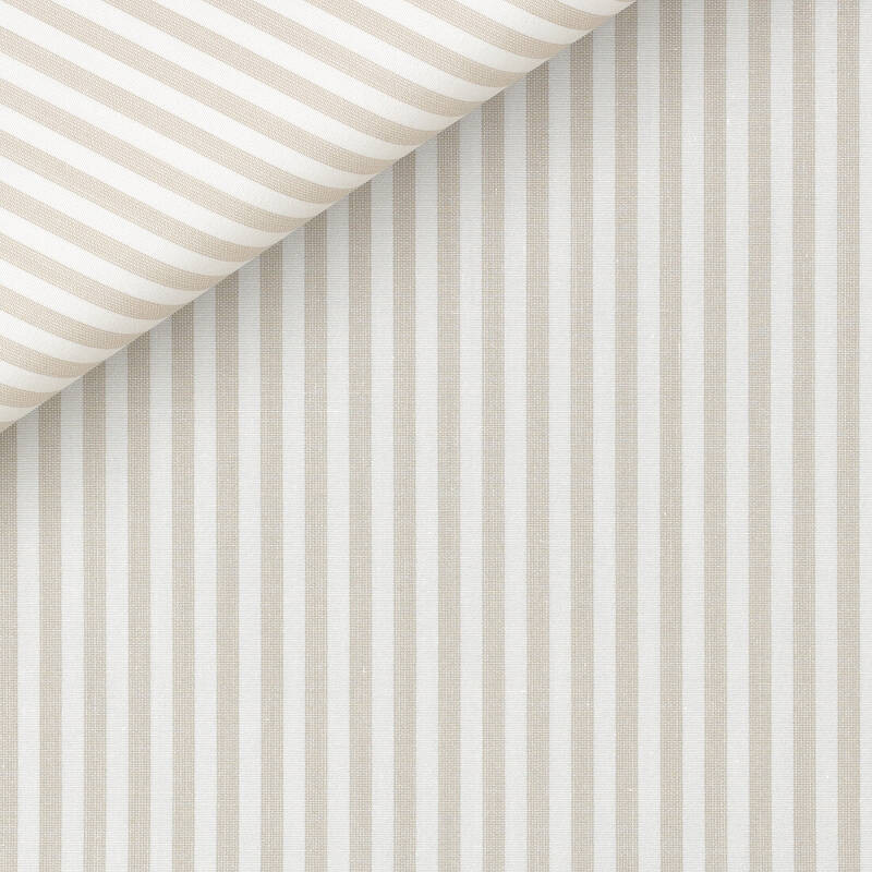 Poplin Stripes Beige