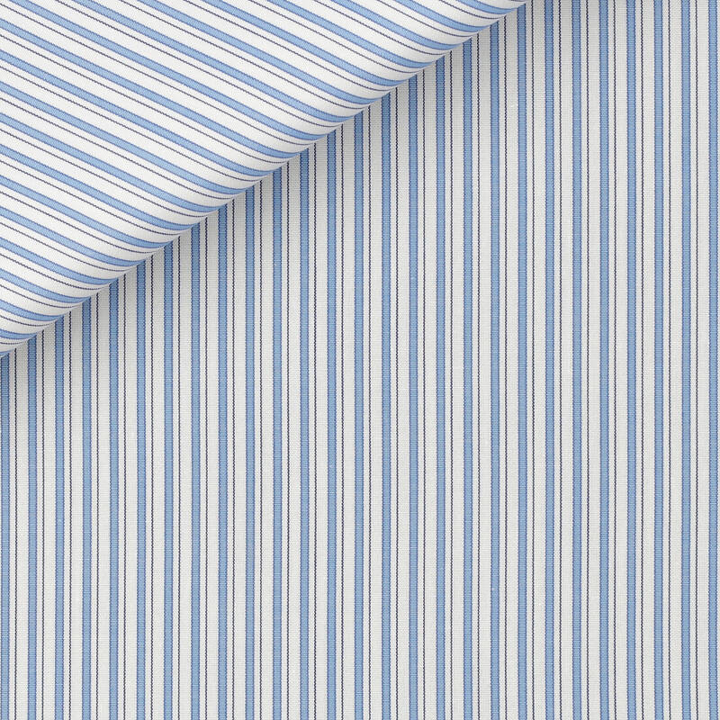 Poplin Stripes Blue