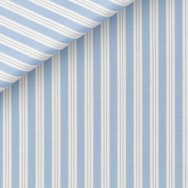 Poplin Stripes Blue