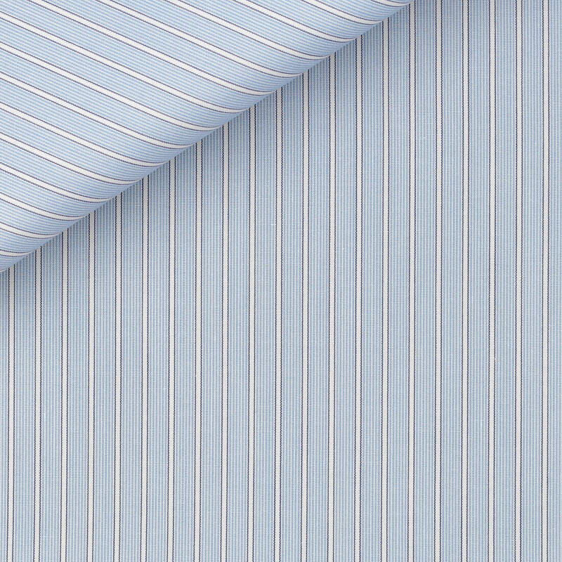 Poplin Stripes Blue