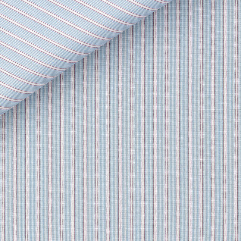Poplin Stripes Mauve