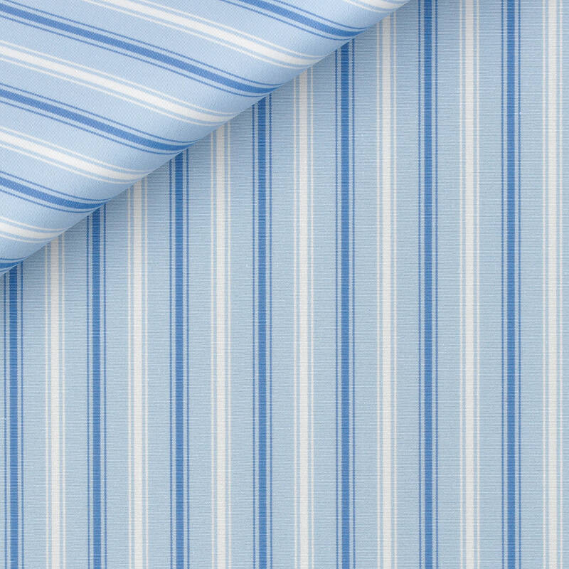Poplin Stripes Blue