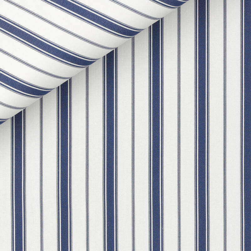 Poplin Stripes Blue