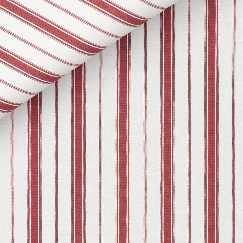 Poplin Stripes Bordeaux