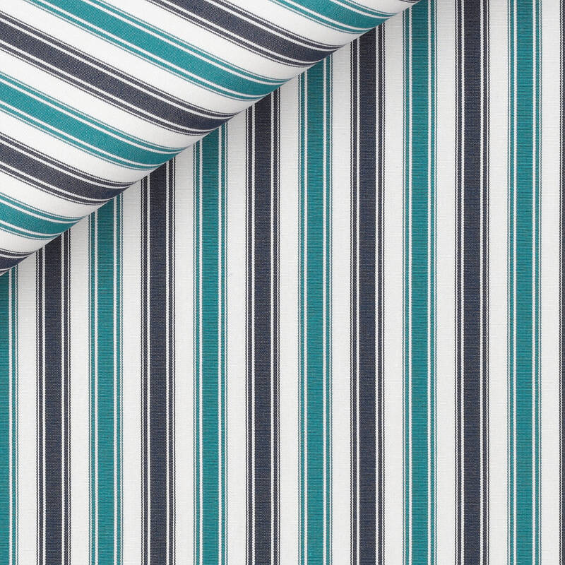 Poplin Stripes Blue