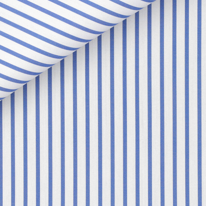 Poplin Stripes Blue