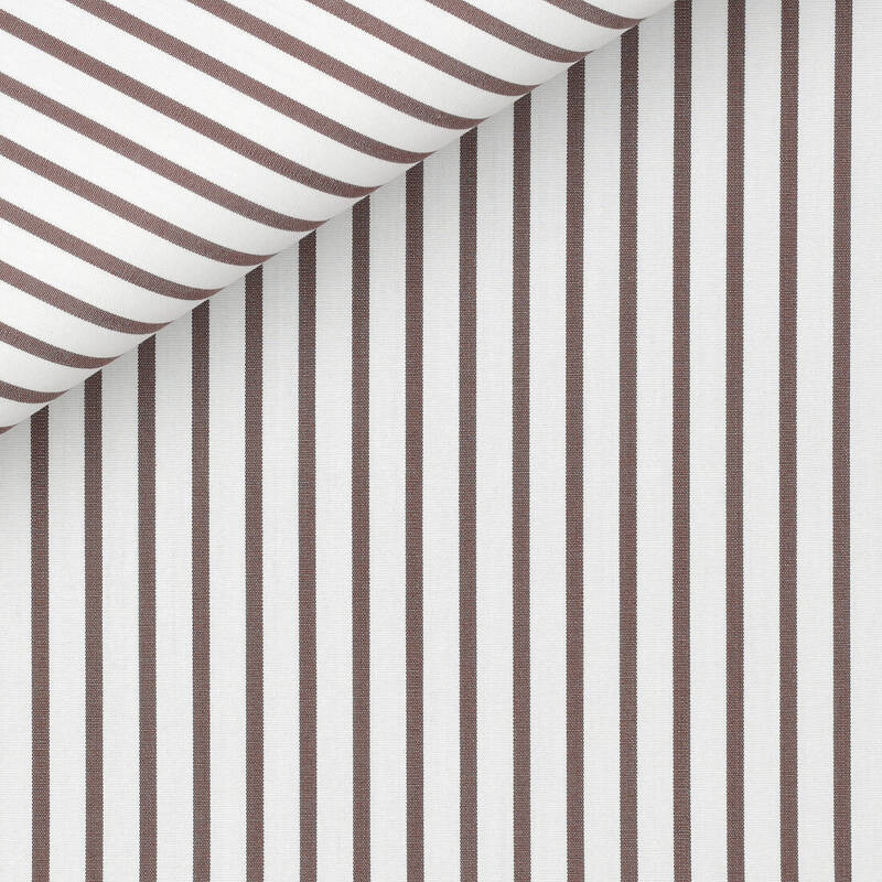 Poplin Stripes Brown