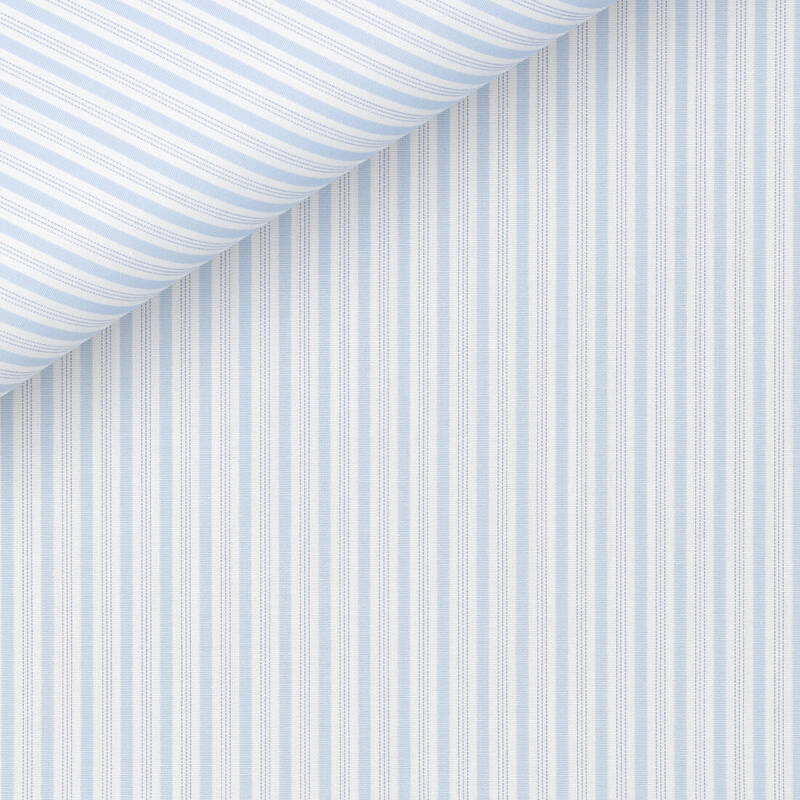 Poplin Stripes Blue