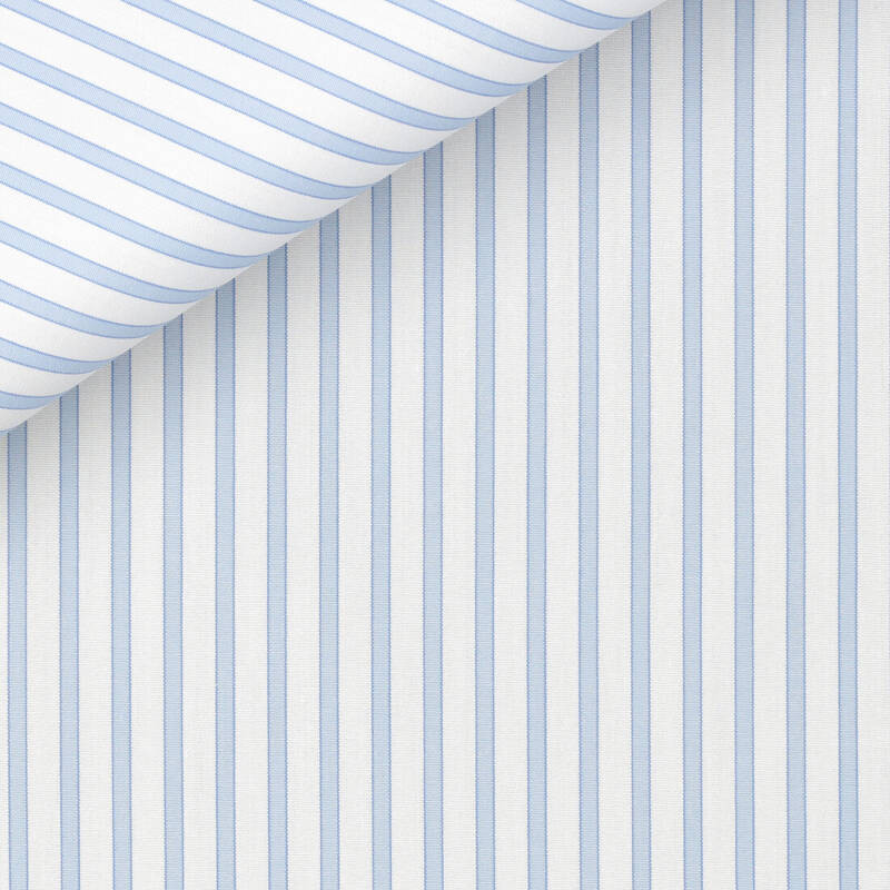 Poplin Stripes Blue