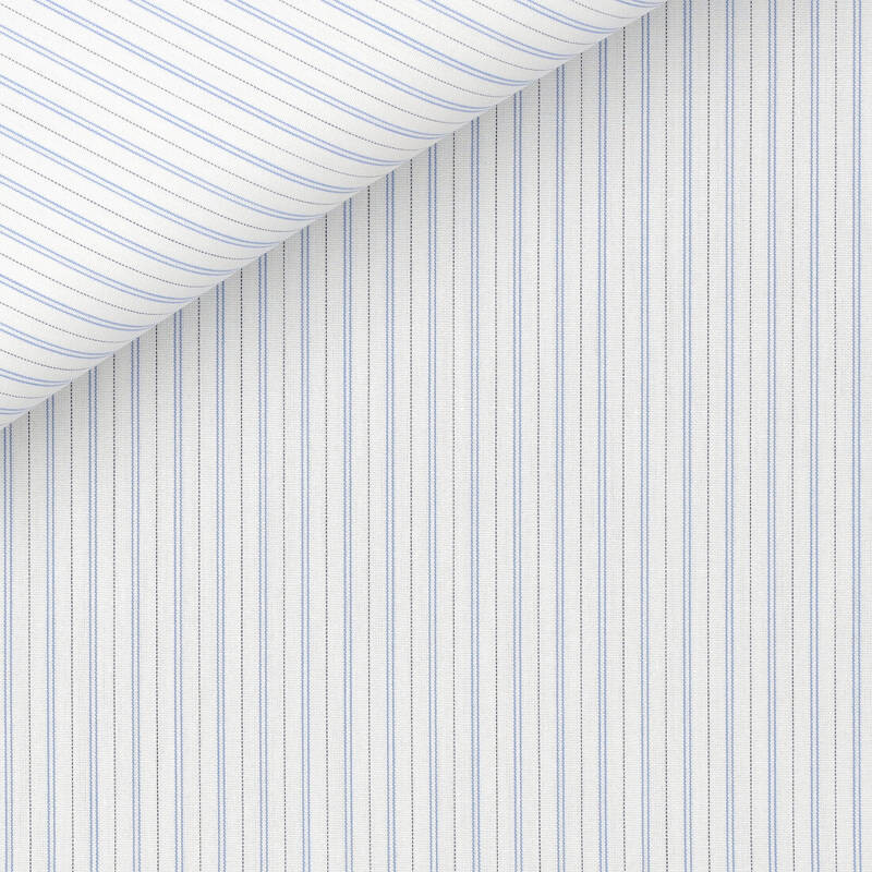 Poplin Stripes Blue