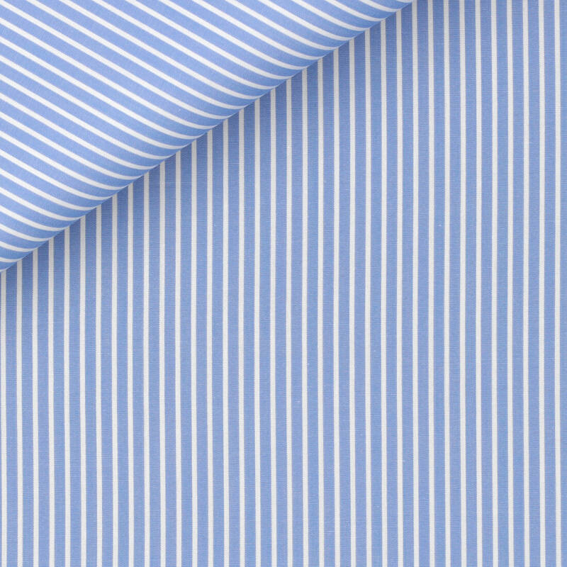 Poplin Stripes Blue