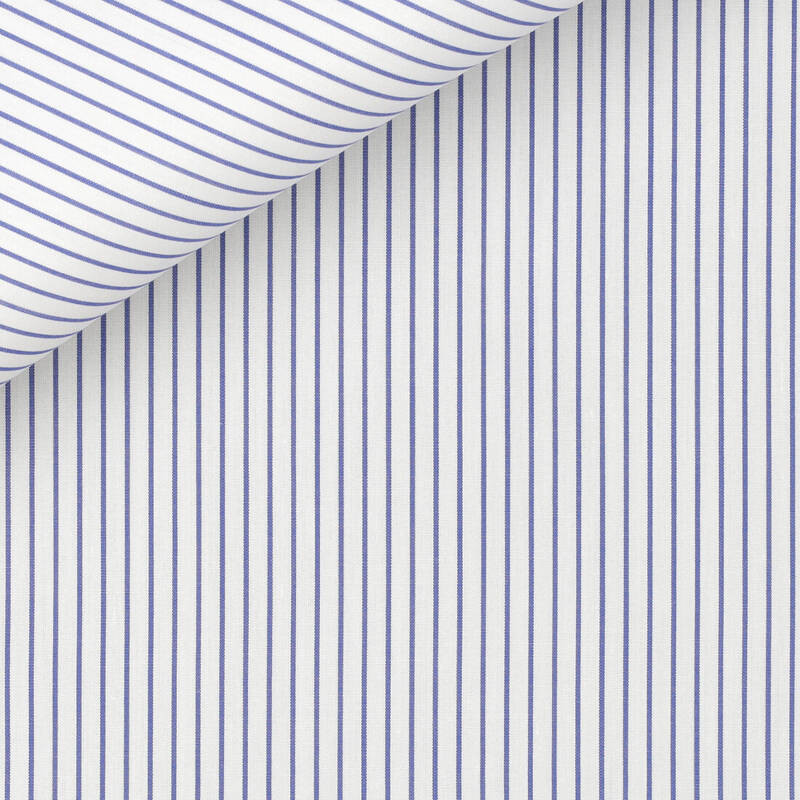Poplin Stripes Blue
