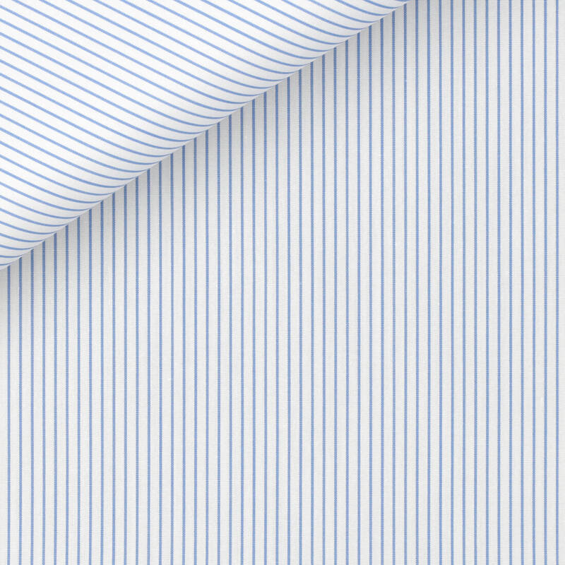 Poplin Stripes Blue