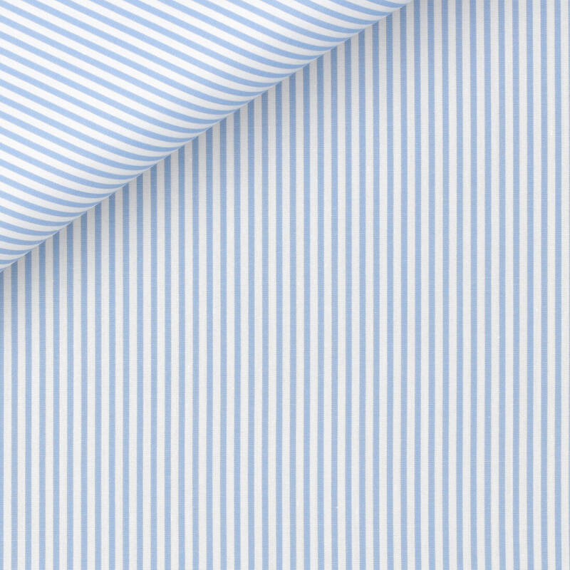 Poplin Stripes White