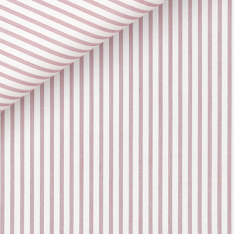 Twill Stripes Bordeaux