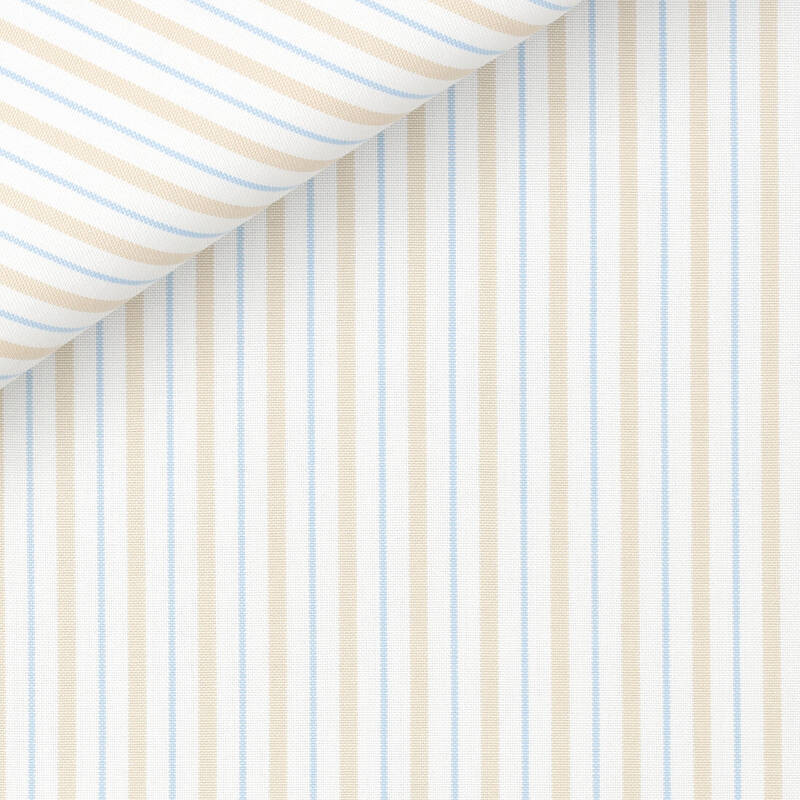 Panama Stripes Beige Blue