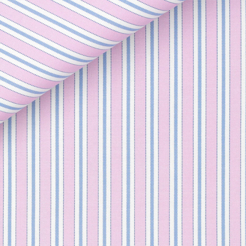 Panama Stripes Blue Pink