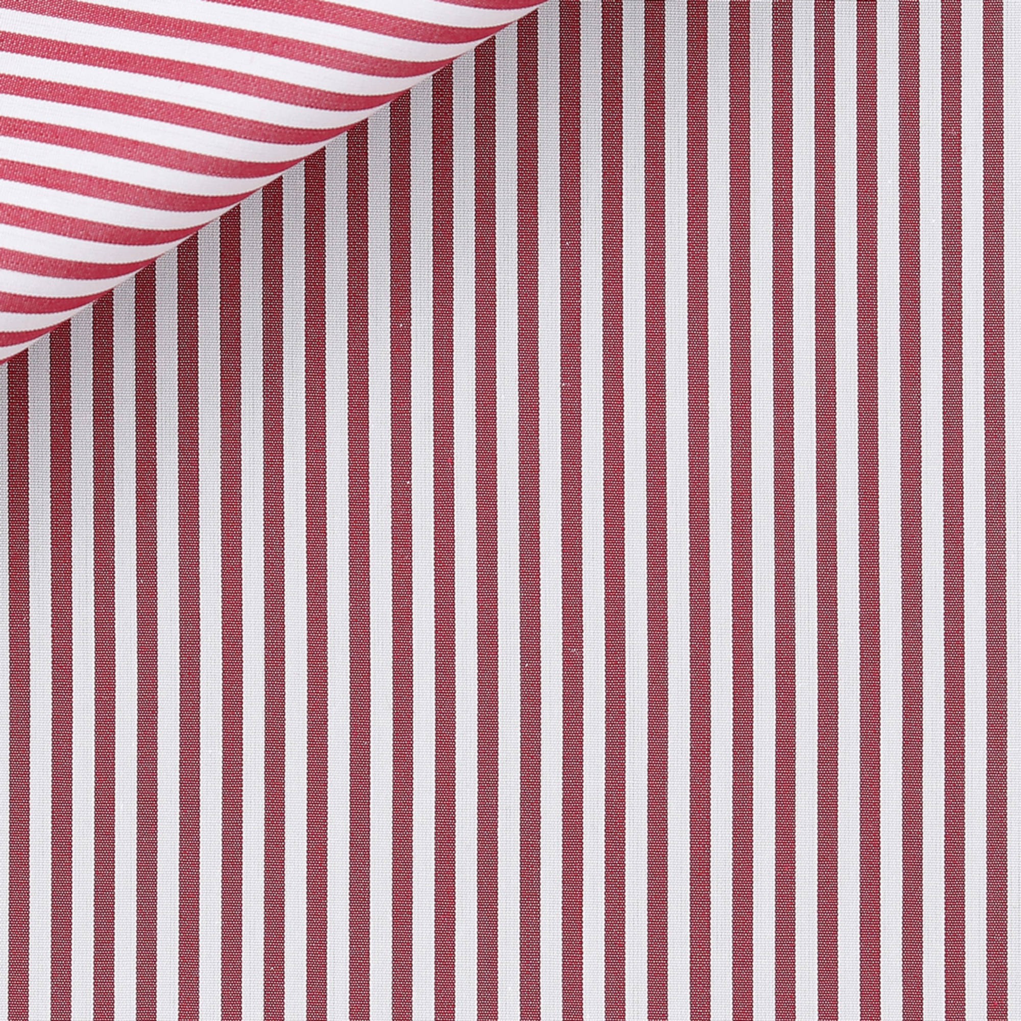 Poplin Stripes Burgundy