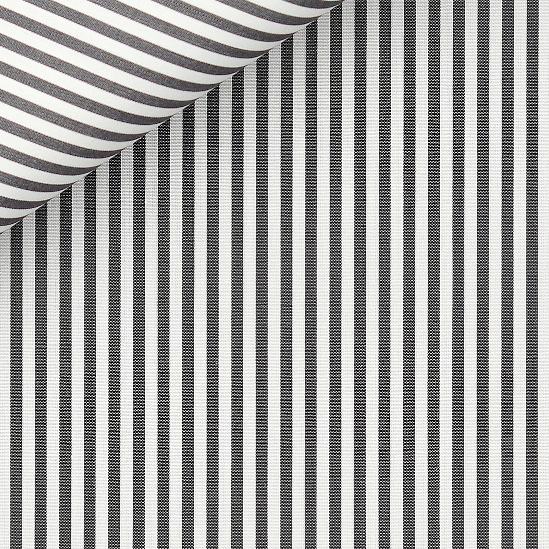 Poplin Stripes Black