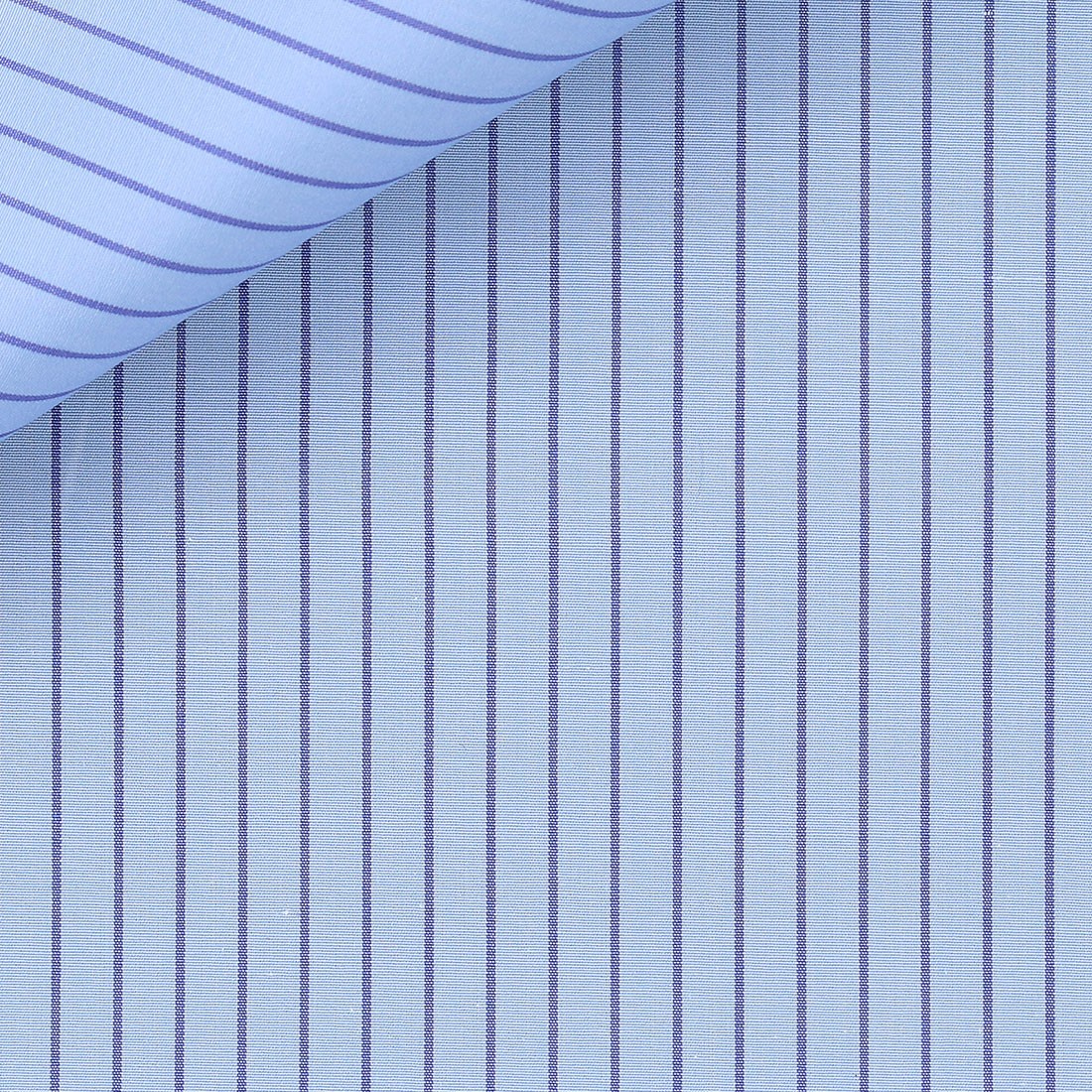 Poplin Stripes Blue
