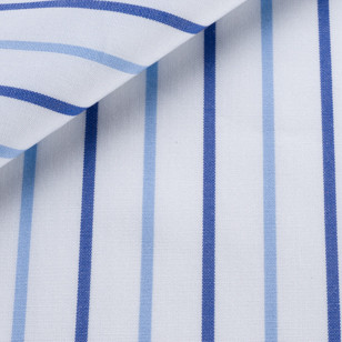 Poplin Stripes Blue