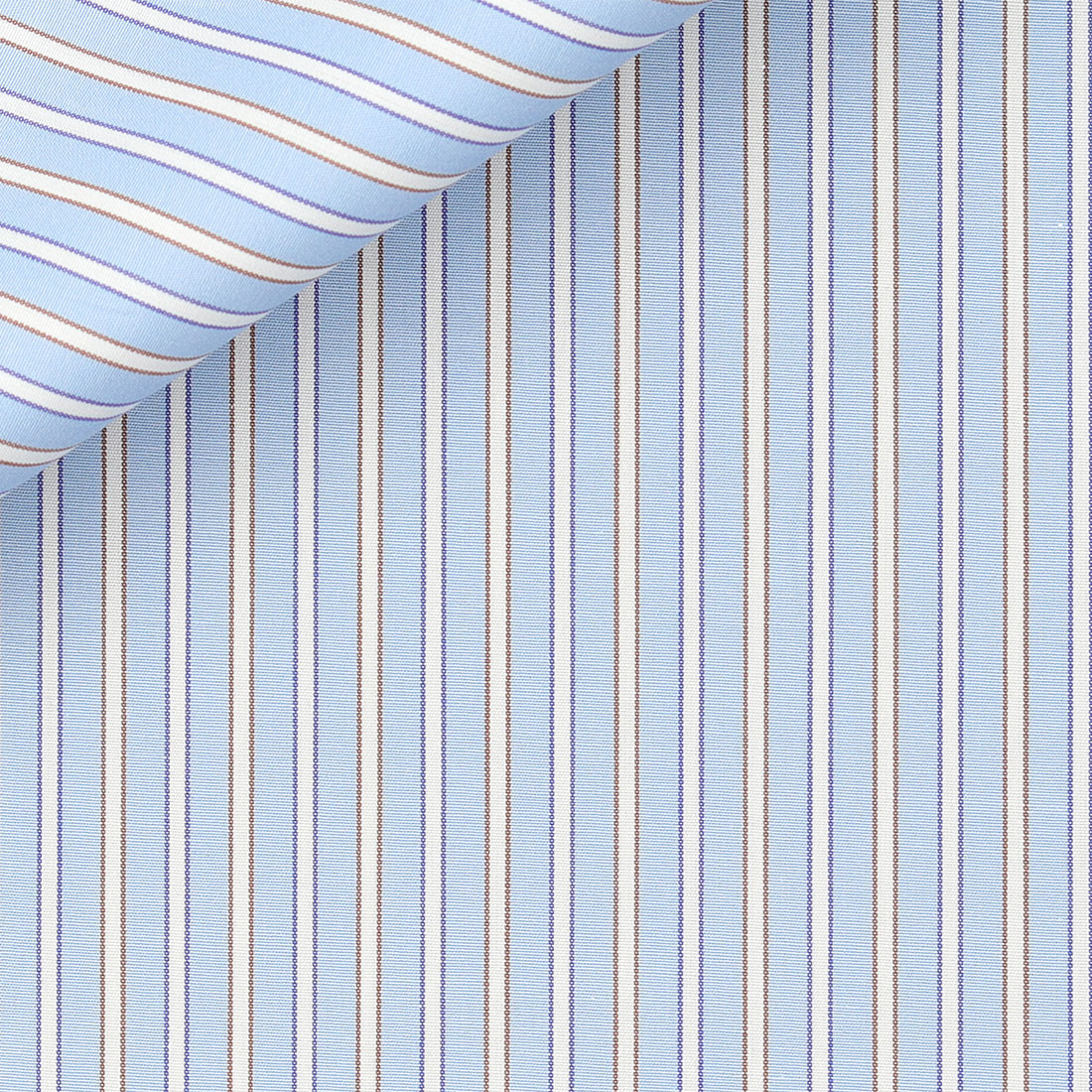 Poplin Stripes Brown