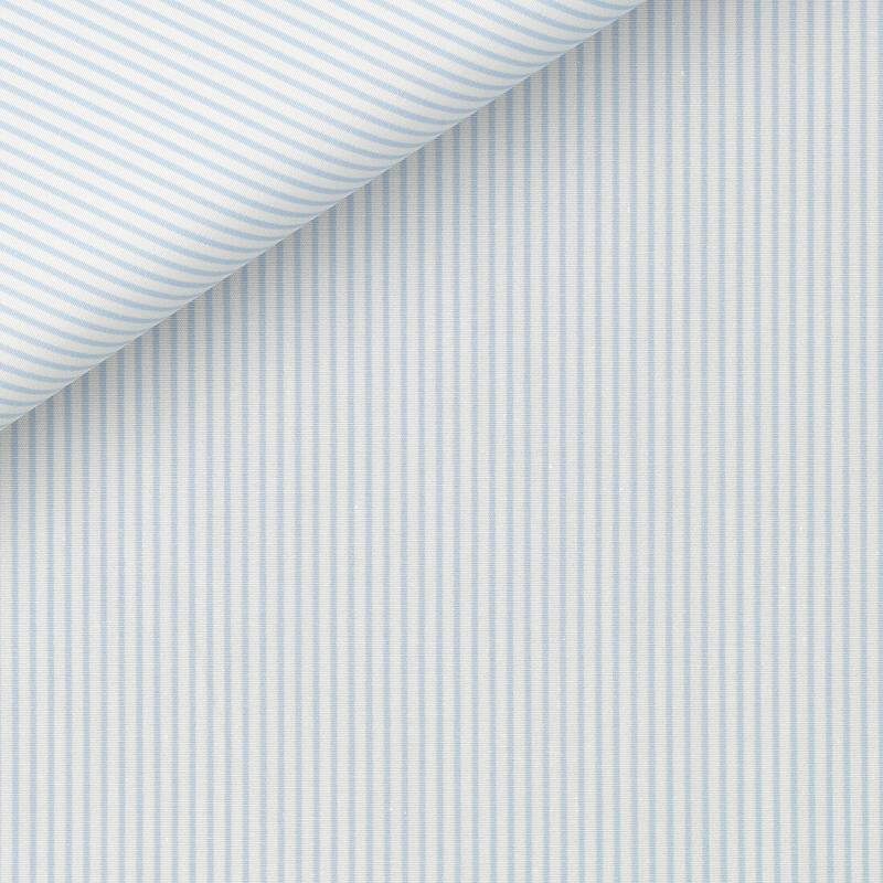 Poplin Stripes Blue
